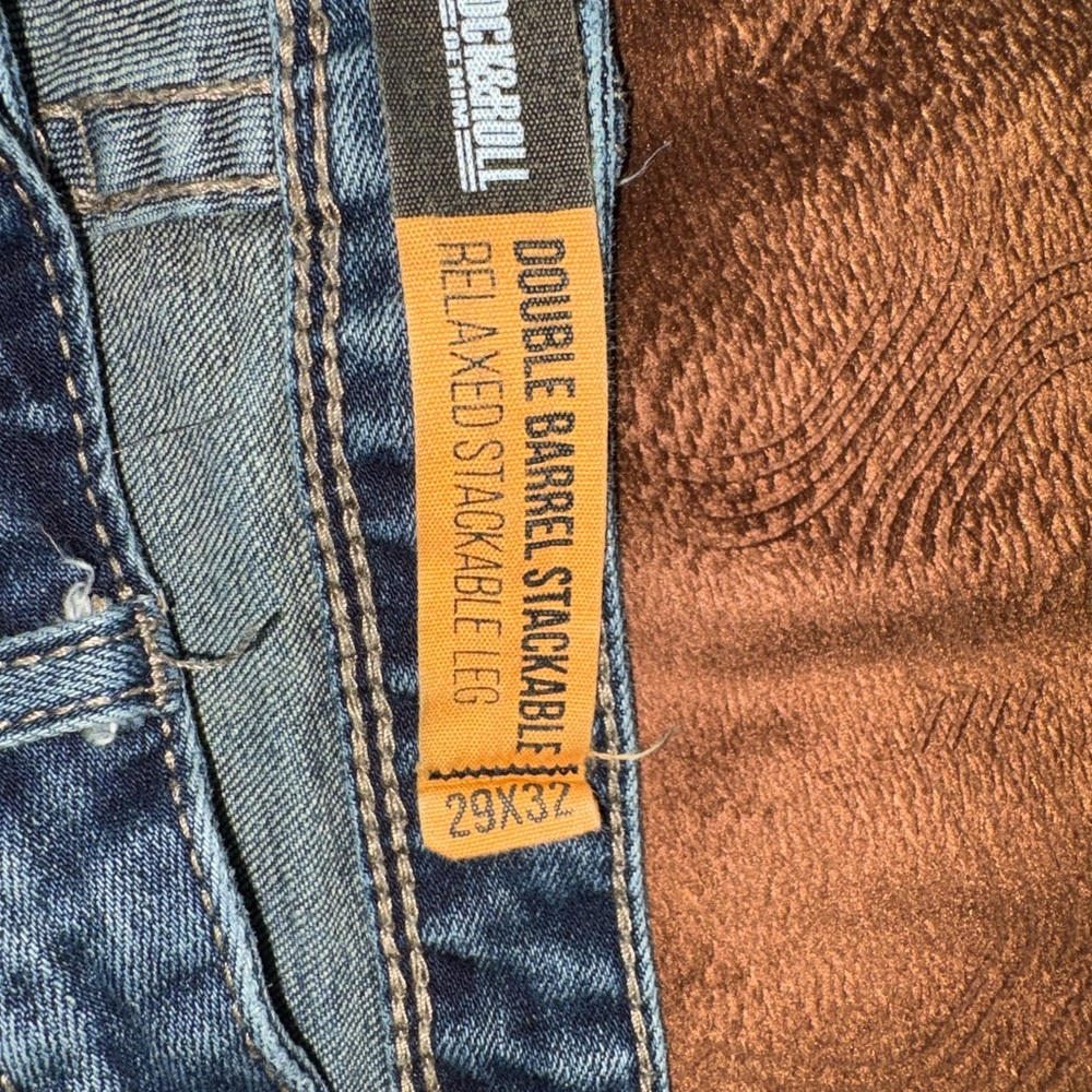 Mens ROCK & ROLL Denim HOOEY jeans size 29x32 - Picture 6 of 6